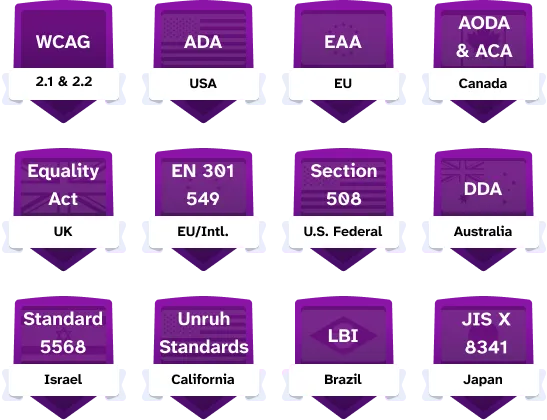 Ada badges and icons