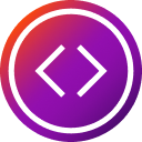 Assist  bar logo with arrows opposite dirrection in a circle