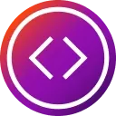 Assist  bar logo with arrows opposite dirrection in a circle