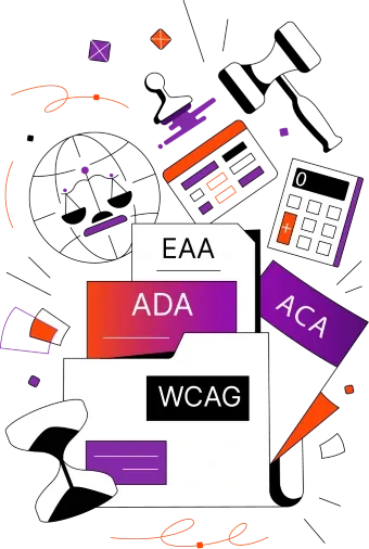 Illustration for several global compliance laws