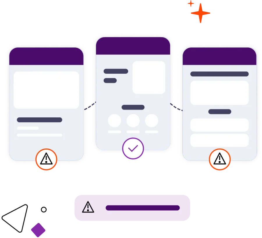 Illustration of a website getting more accessible