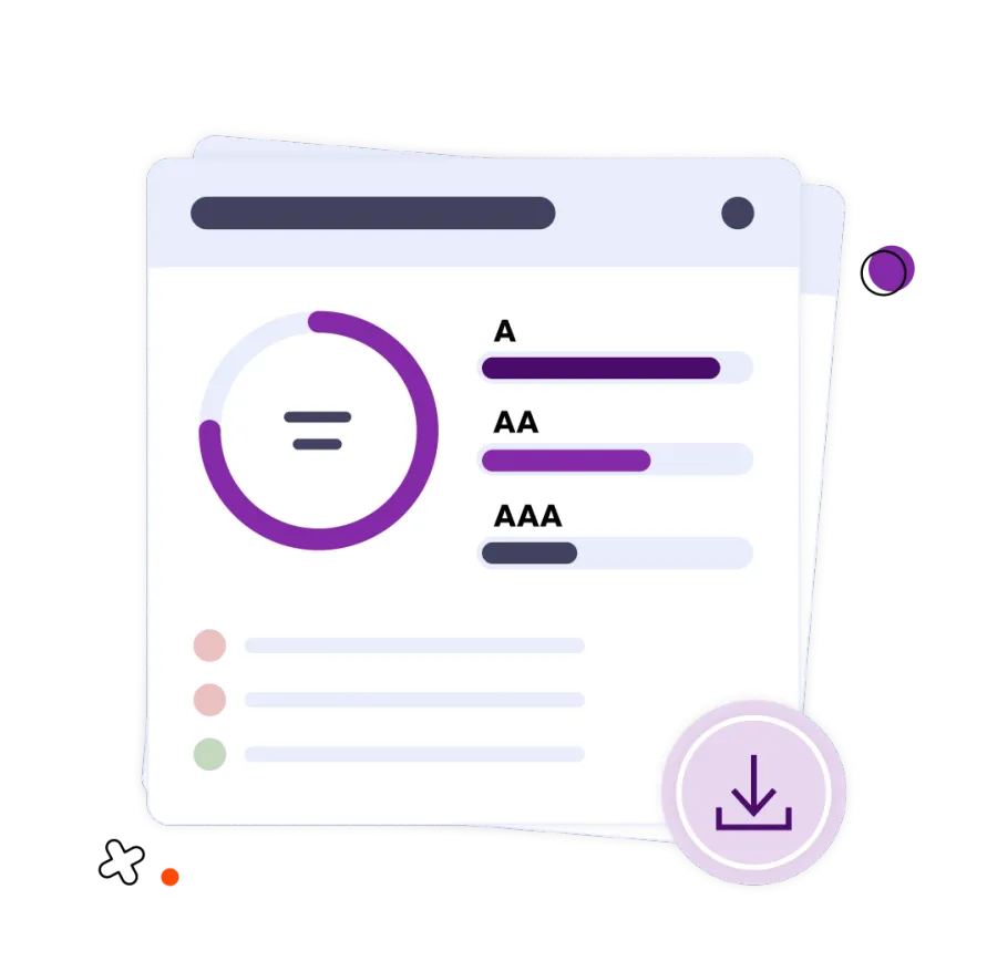 A, AA, AAA WCAG guidelines illustration