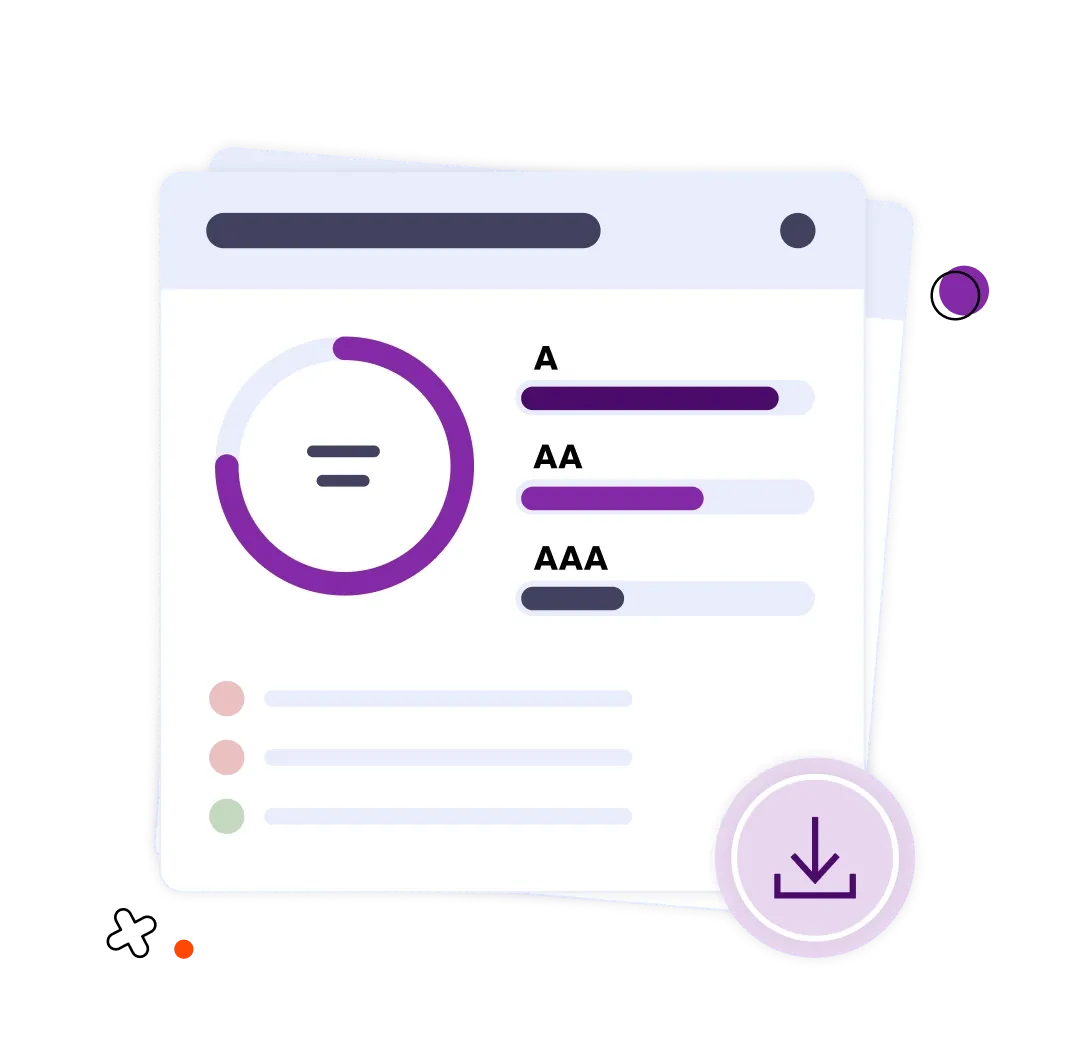 A, AA, AAA WCAG guidelines illustration
