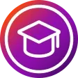 Learn icon, a motarboard hat